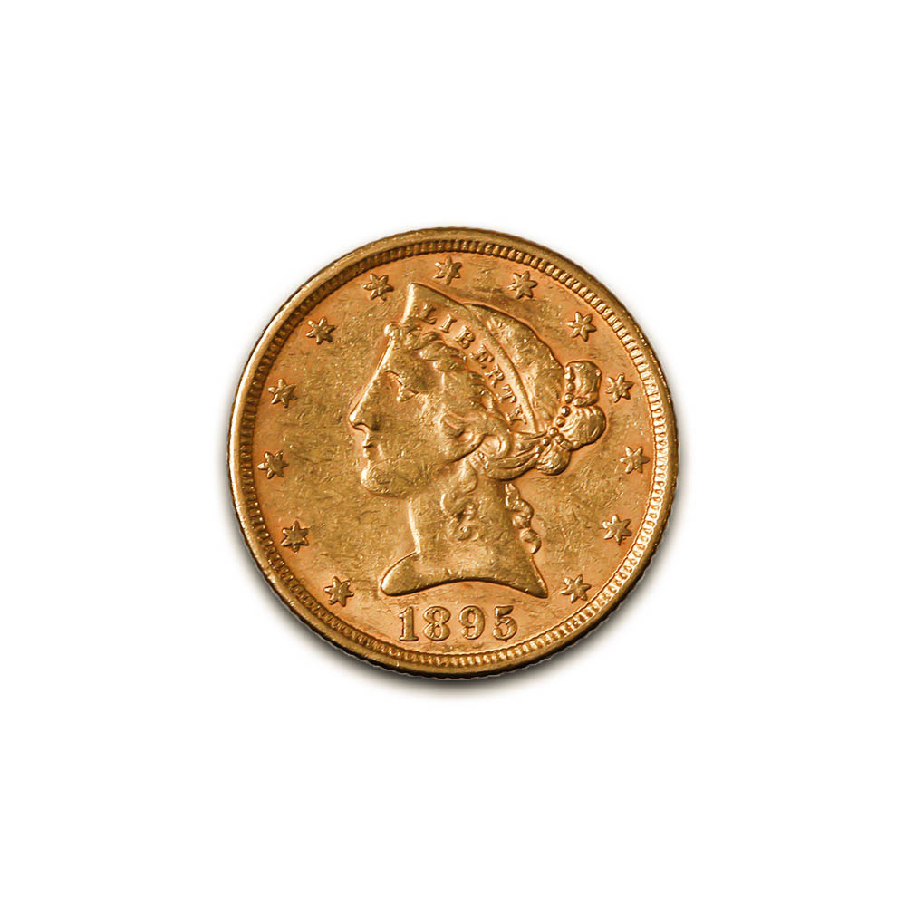 $5 Gold Liberty 1895 XF