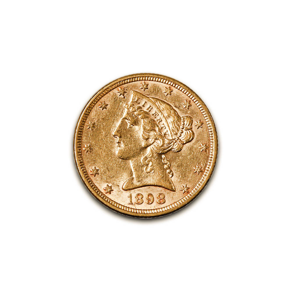 $5 Gold Liberty 1898 XF