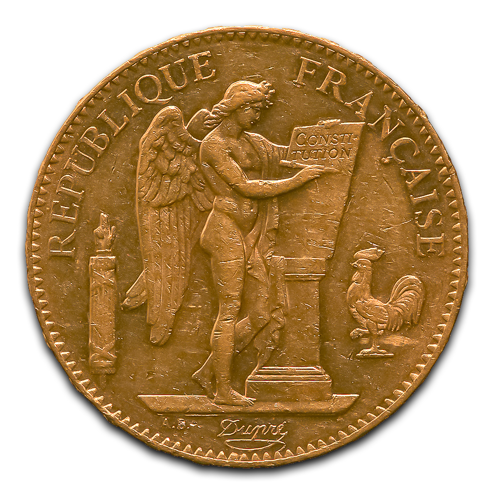 France 100 francs gold Angel (Date of our Choice)