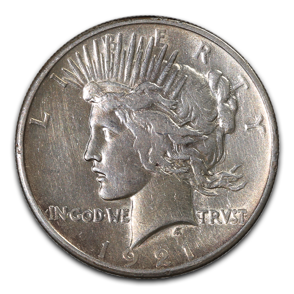 Peace Silver Dollar Extra Fine 1921