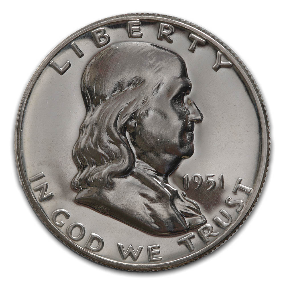Proof Franklin Half Dollar 1951