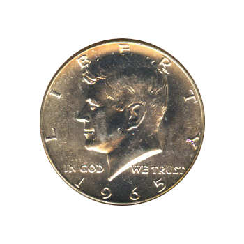 Kennedy Half Dollar 1965 BU