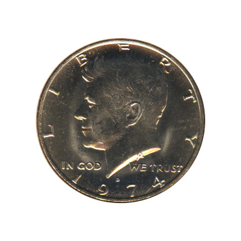 Kennedy Half Dollar 1974-D BU