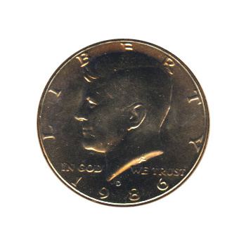 Kennedy Half Dollar 1986-D BU