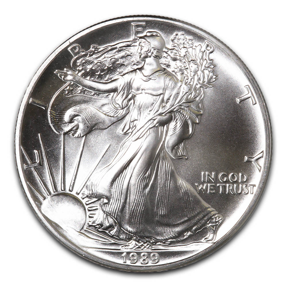 1989 1 oz Silver American Eagle BU