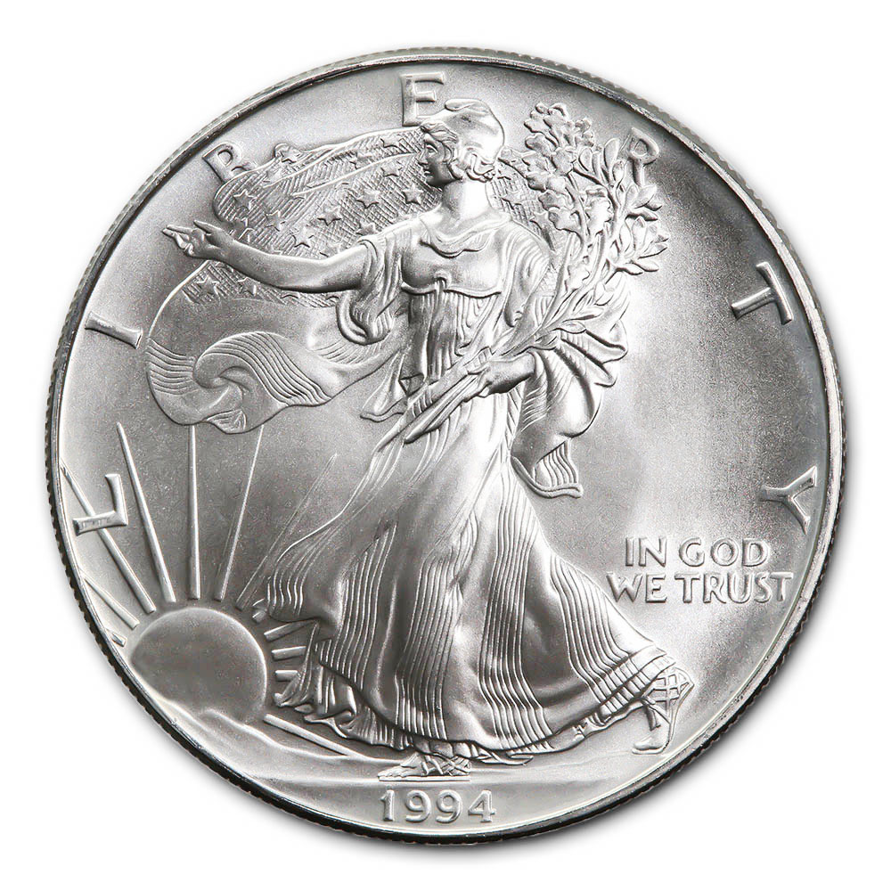 1994 1 oz Silver American Eagle BU