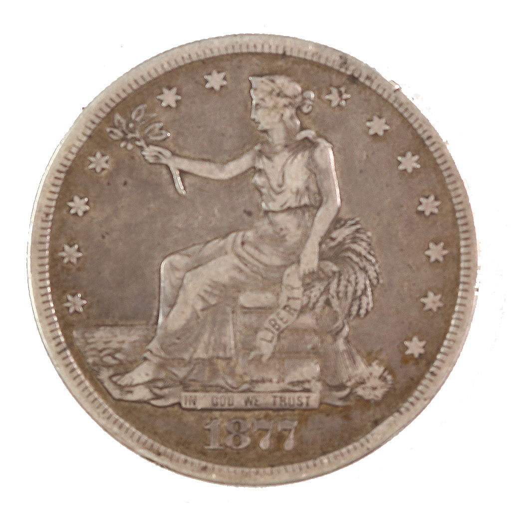 U.S. Trade Dollar 1877-S VF (A)