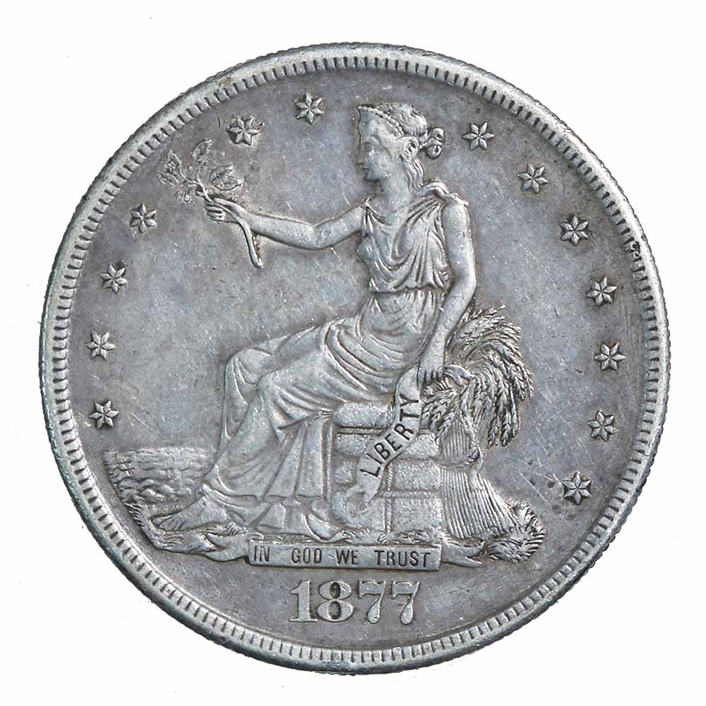 U.S. Trade Dollar 1877-S XF
