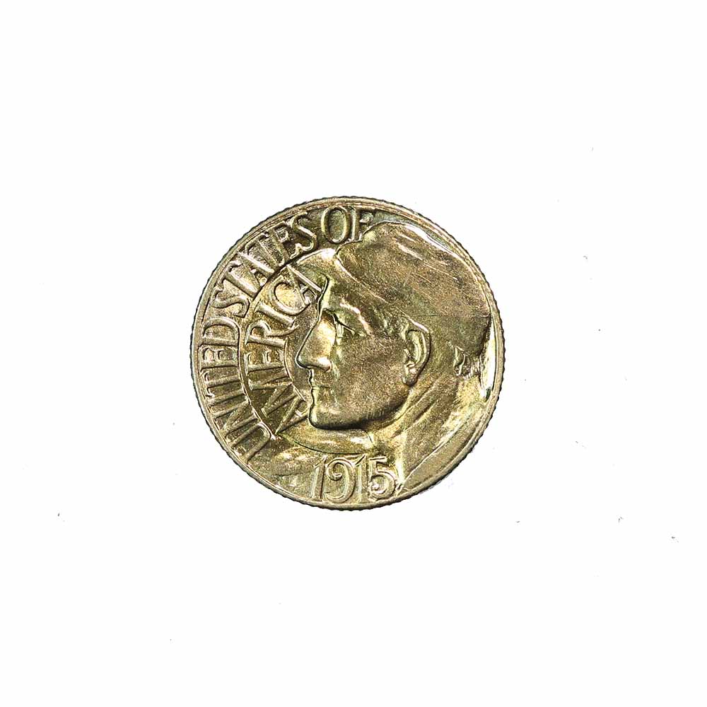 Certified Gold Commemorative 1915-S Panama-Pacific Expo AU