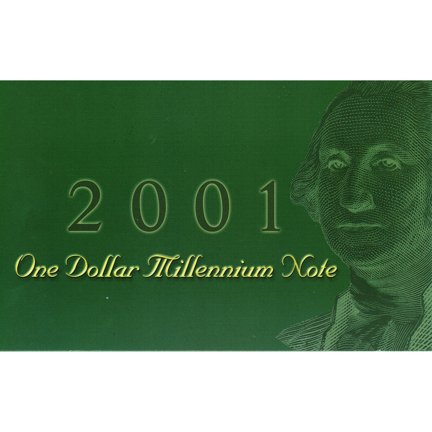 Details about   Lot of 2001 Uncirculated Millenium One Dollar Notes 5 