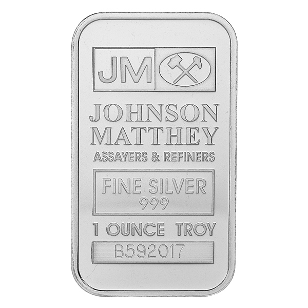 Johnson Matthey 1 oz Silver Bar