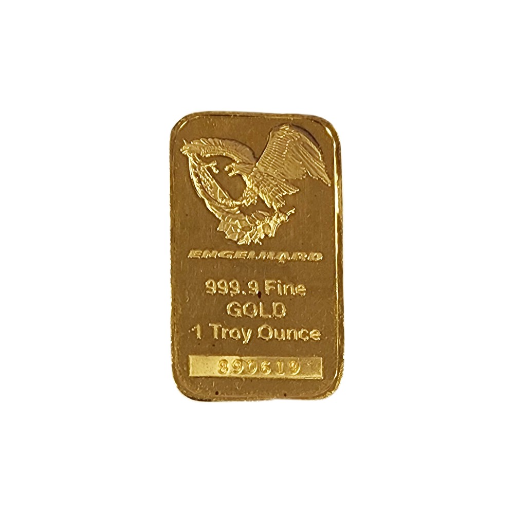 1oz Gold Engelhard Eagle Bar 999.9