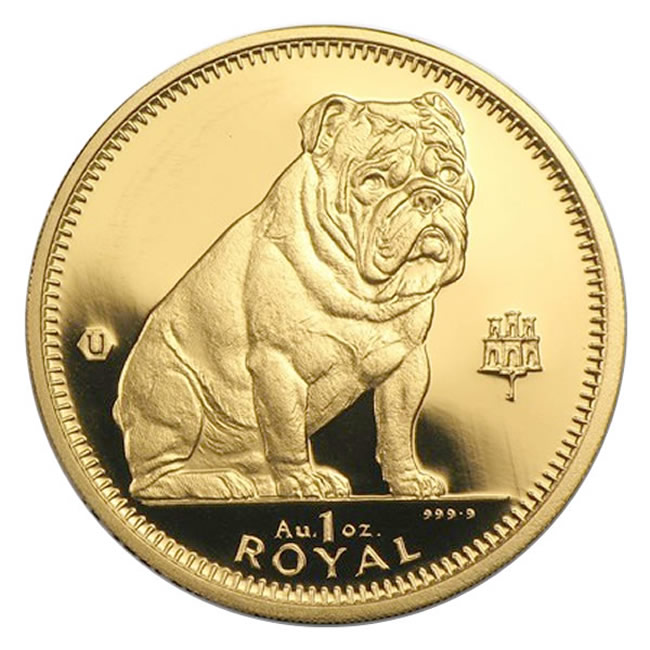 Gibraltar One Royal Gold 1996 Bulldog