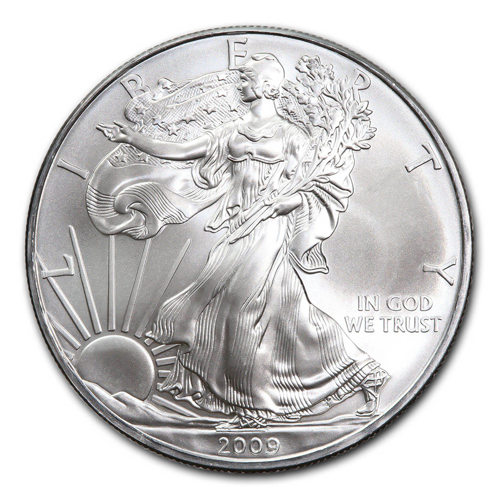 2009 1 oz Silver American Eagle BU