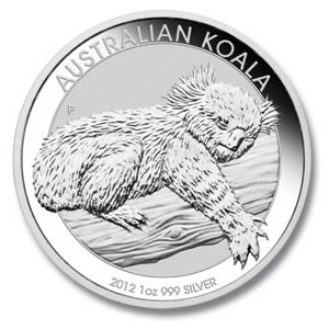 Australian Koala 1 Ounce Silver 2012