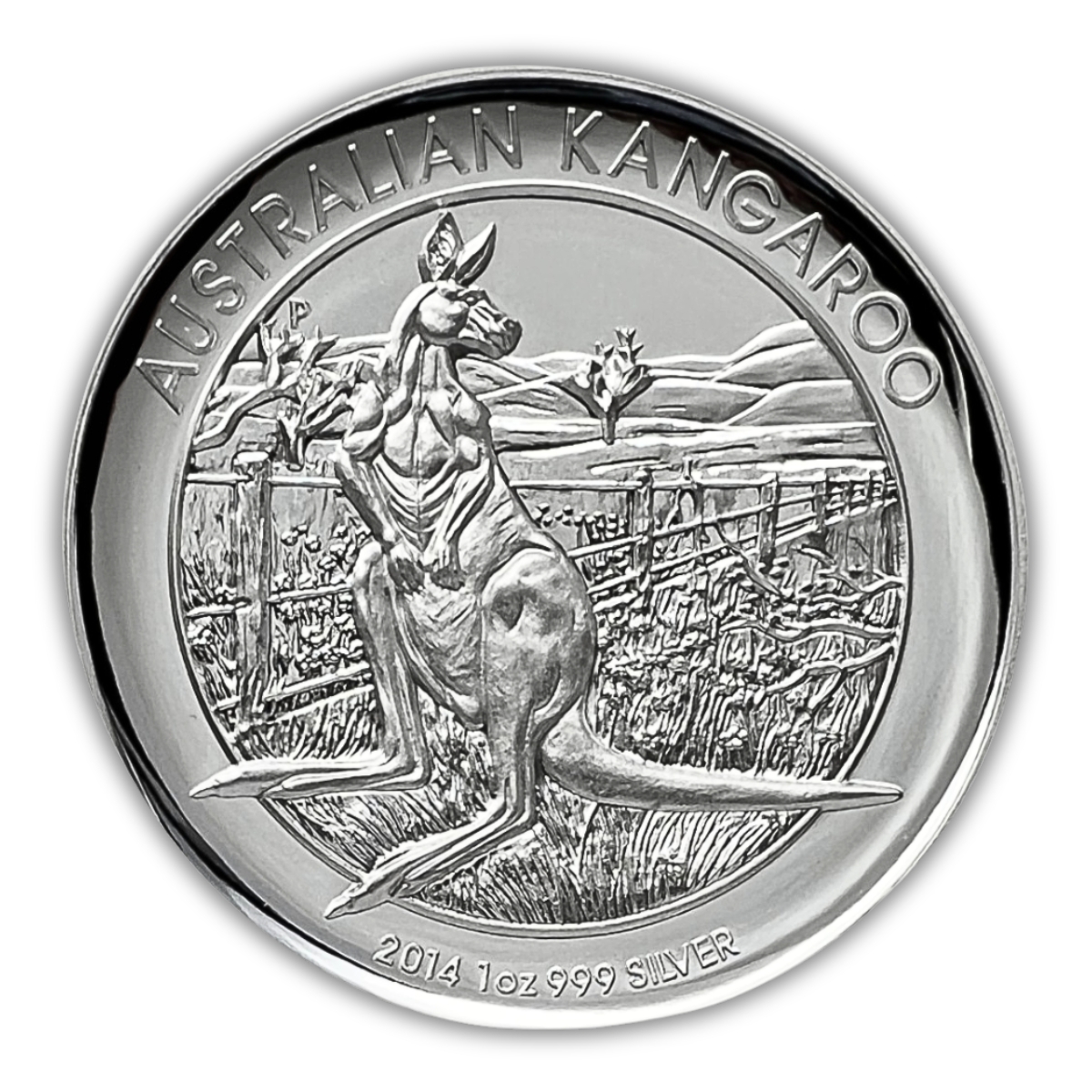 Australian Kangaroo 1 oz. Silver 2014- PROOF