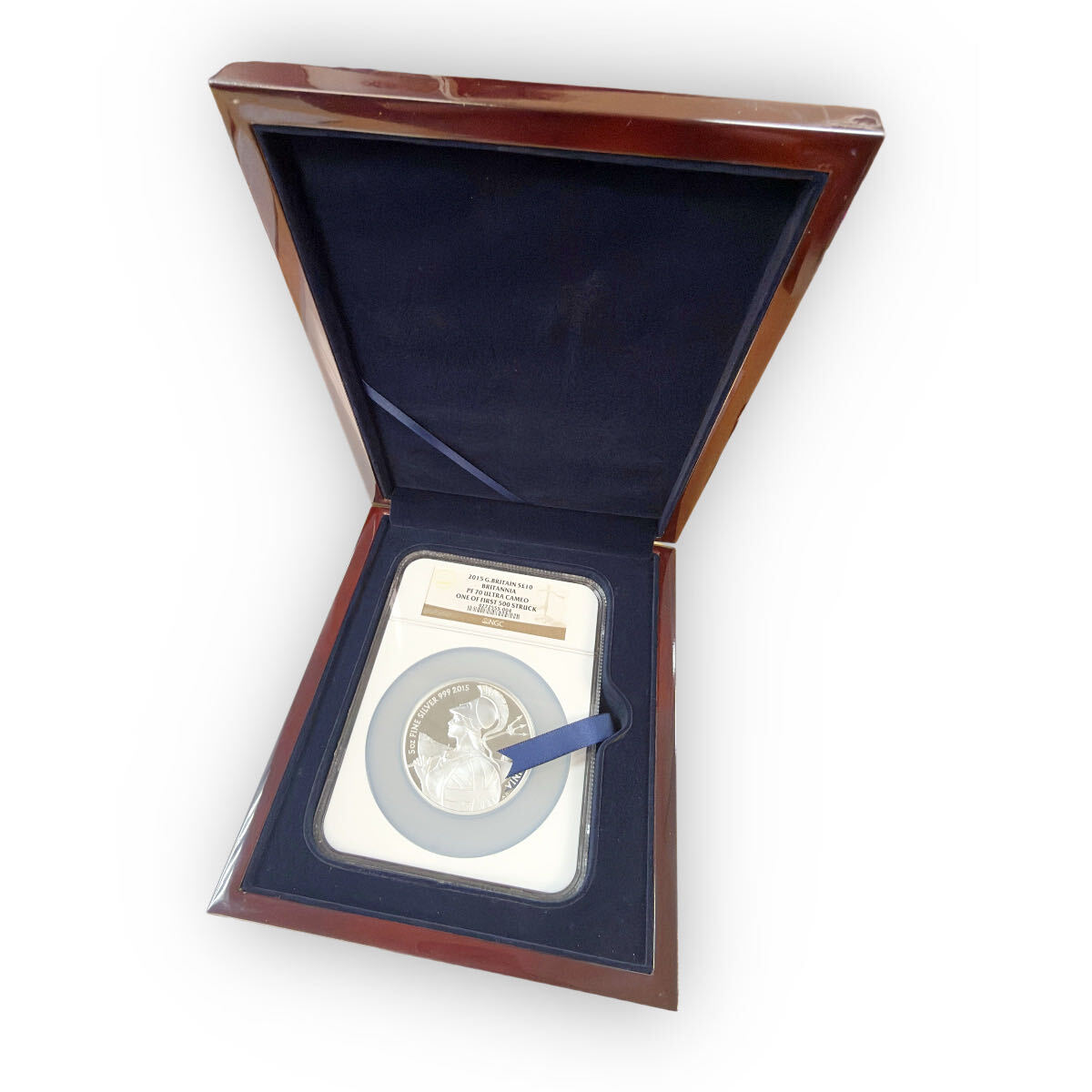 Certified Great Britain £10 Brittania 2015 PF70 NGC- IN BOX