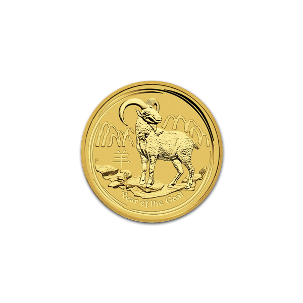 Australian Series II Lunar Gold Tenth Ounce 2015 Goat