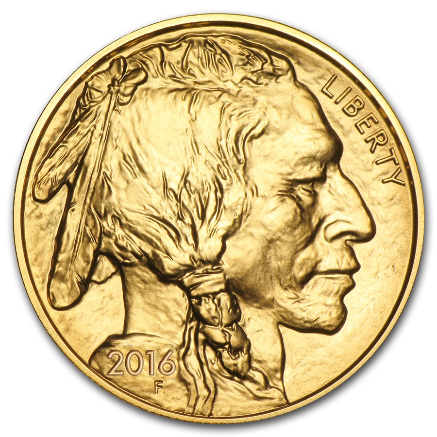 Uncirculated Gold Buffalo Coin One Ounce 2016