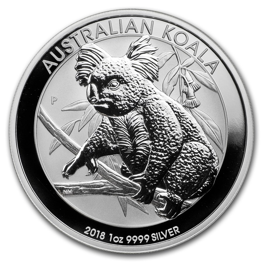 Australian Koala 1 Ounce Silver 2018