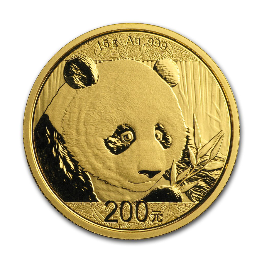 Chinese Gold Panda 15 Gram 2018