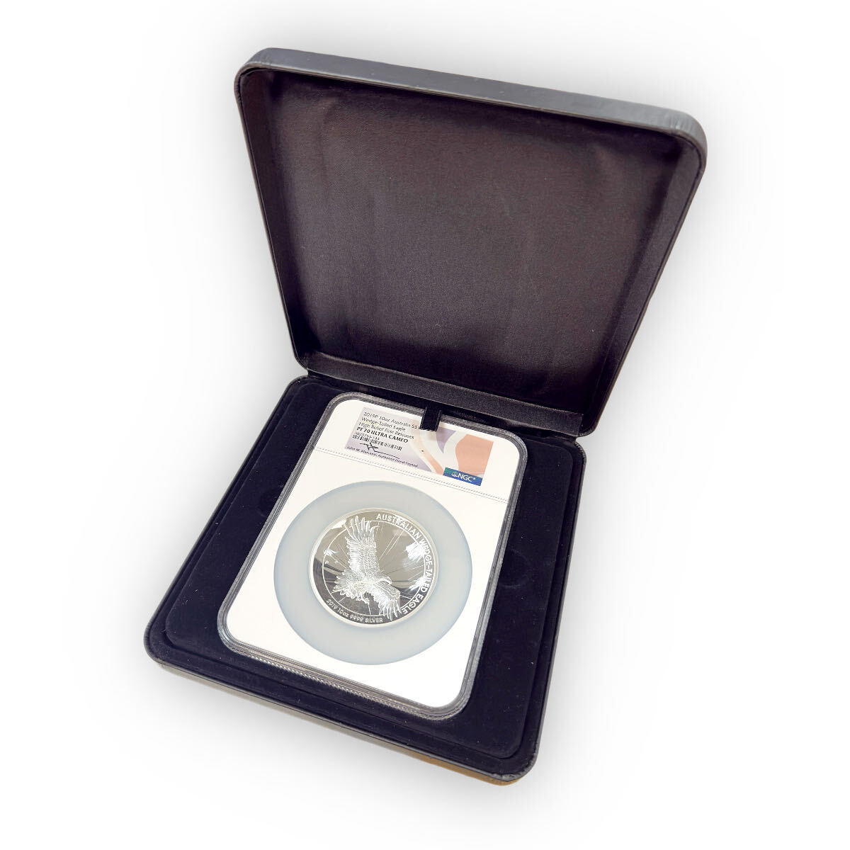 Australia $8 Wedge-Tailed Eagle 10 oz. 2019P PF70 NGC- IN BOX