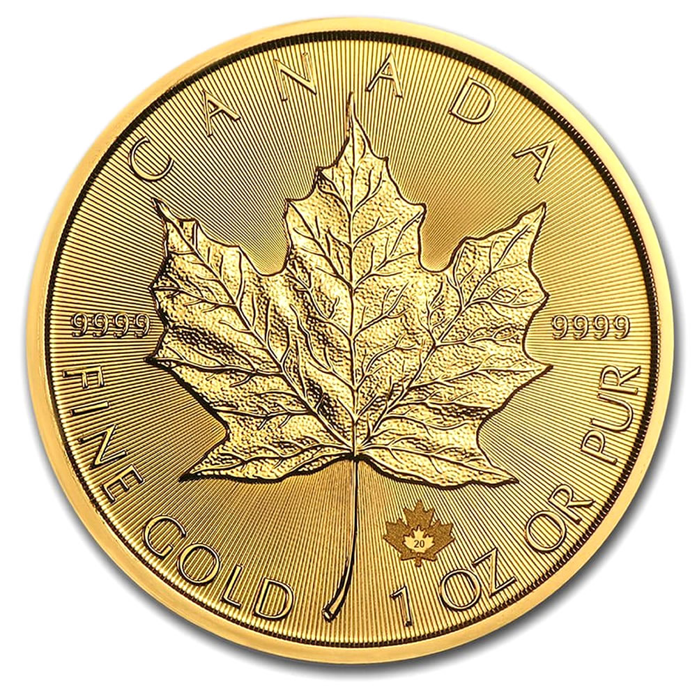2020 1 oz Canadian Gold Maple Leaf Uncirculated