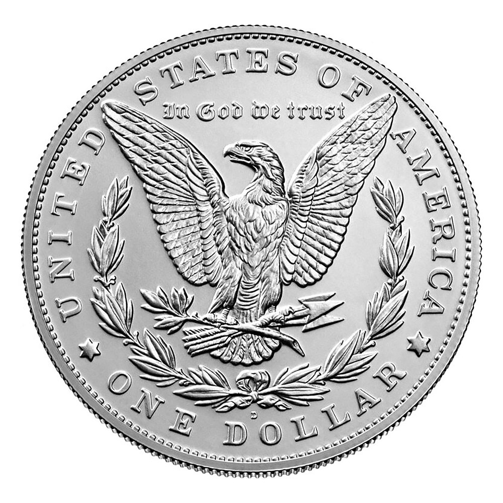 2021 Morgan Silver Dollar with (D) Mint Mark