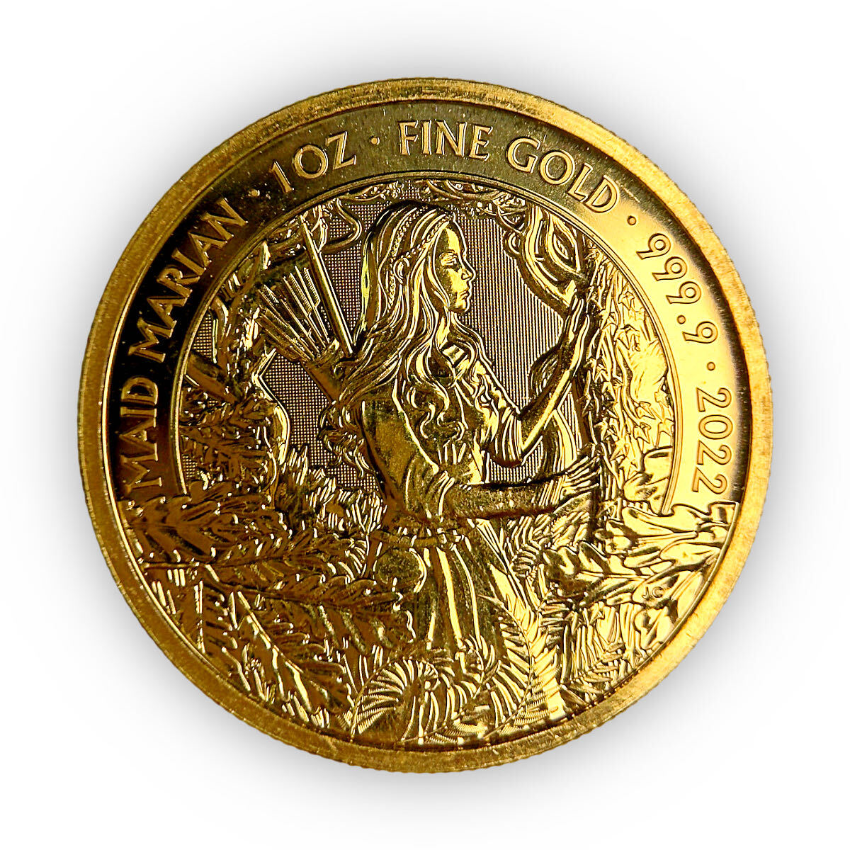 2022 Great Britain 1 Ounce Gold Maid Marian
