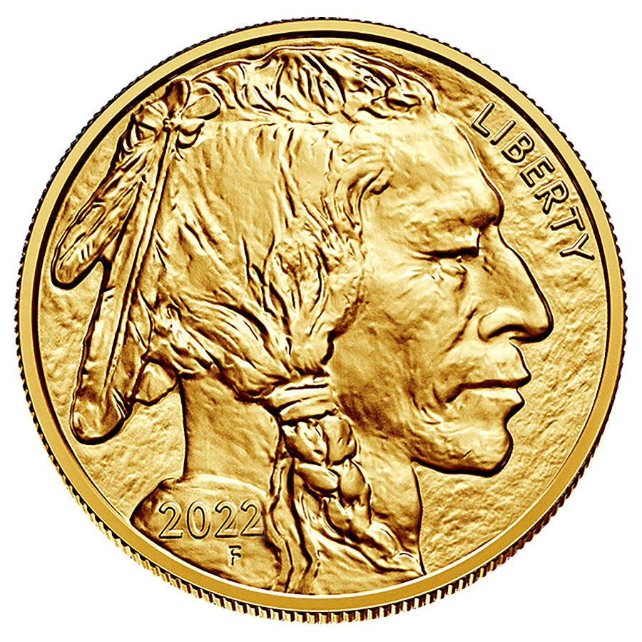 Uncirculated Gold Buffalo Coin One Ounce 2022