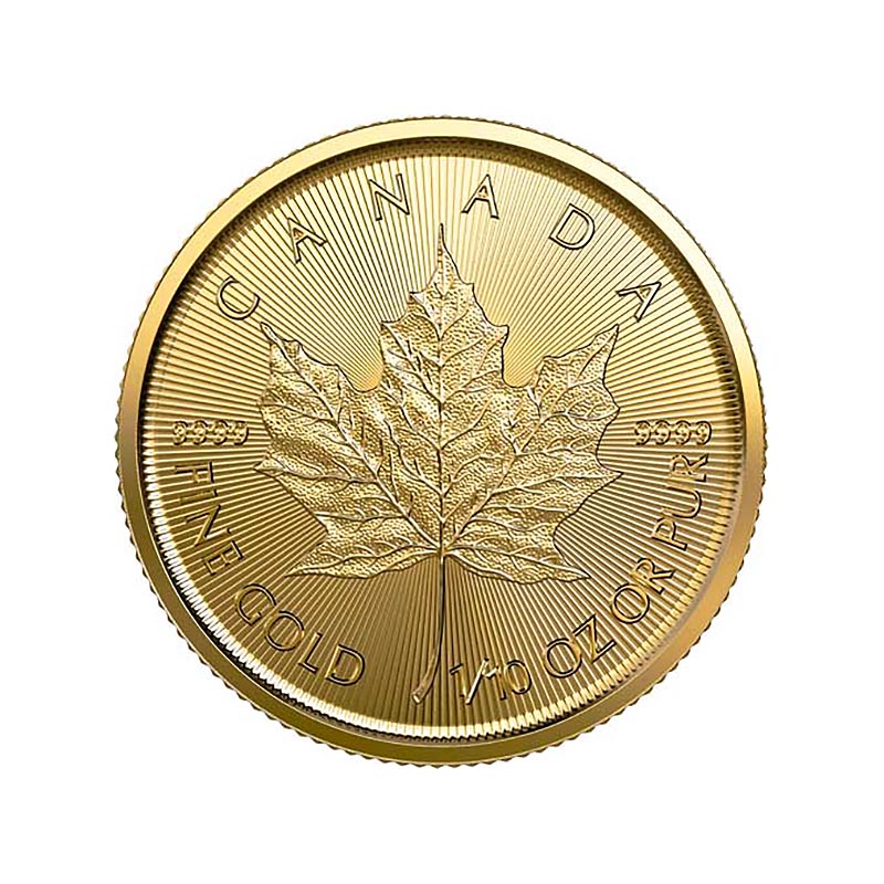 2023 1/10 oz Canadian Gold Maple Leaf Uncirculated