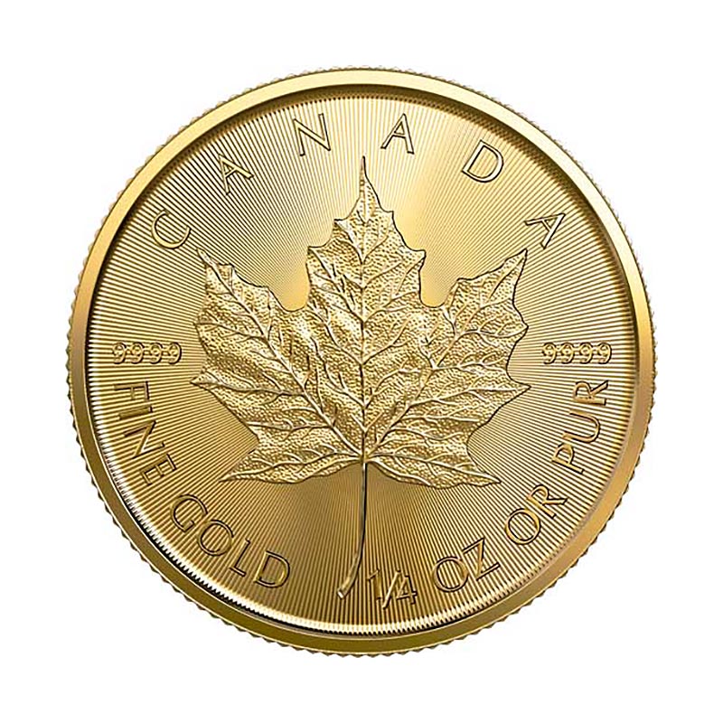 2023 1/4 oz Canadian Gold Maple Leaf Uncirculated