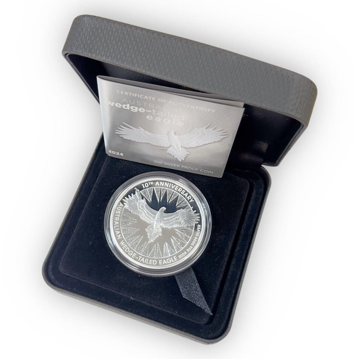 Australian Wedge Tailed Eagle 3 oz Silver 2024P- IN BOX