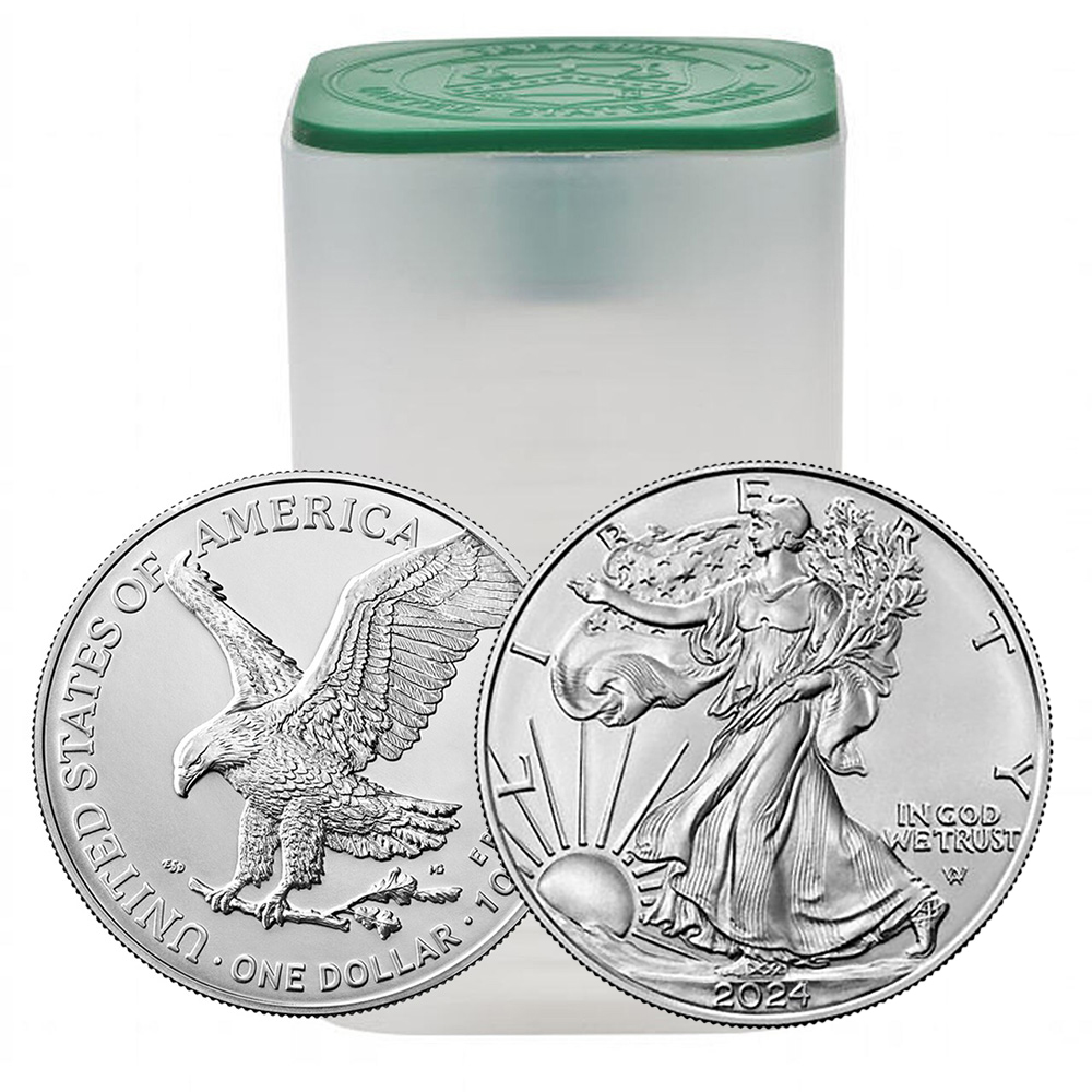 2024 Silver Eagle Roll of 20 Uncirculated Coins