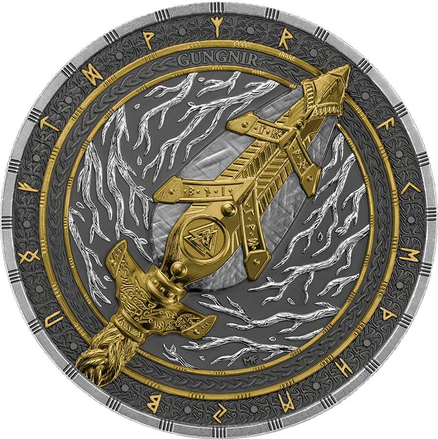 2026 Artefacts: Gungnir 2 oz Silver BU Ultra High Relief