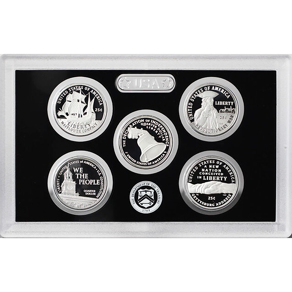 Semiquincentennial Quarters Silver Proof Set 2026 without box - Golden ...