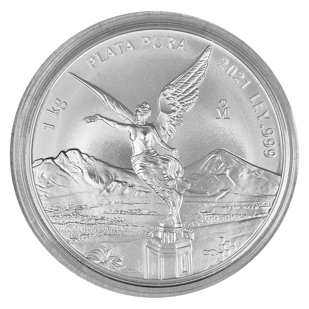 2021 Mexican Silver Libertad 1 Kilo