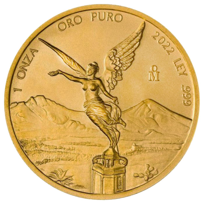 2022 1 oz Mexican Gold Libertad Coin (BU)