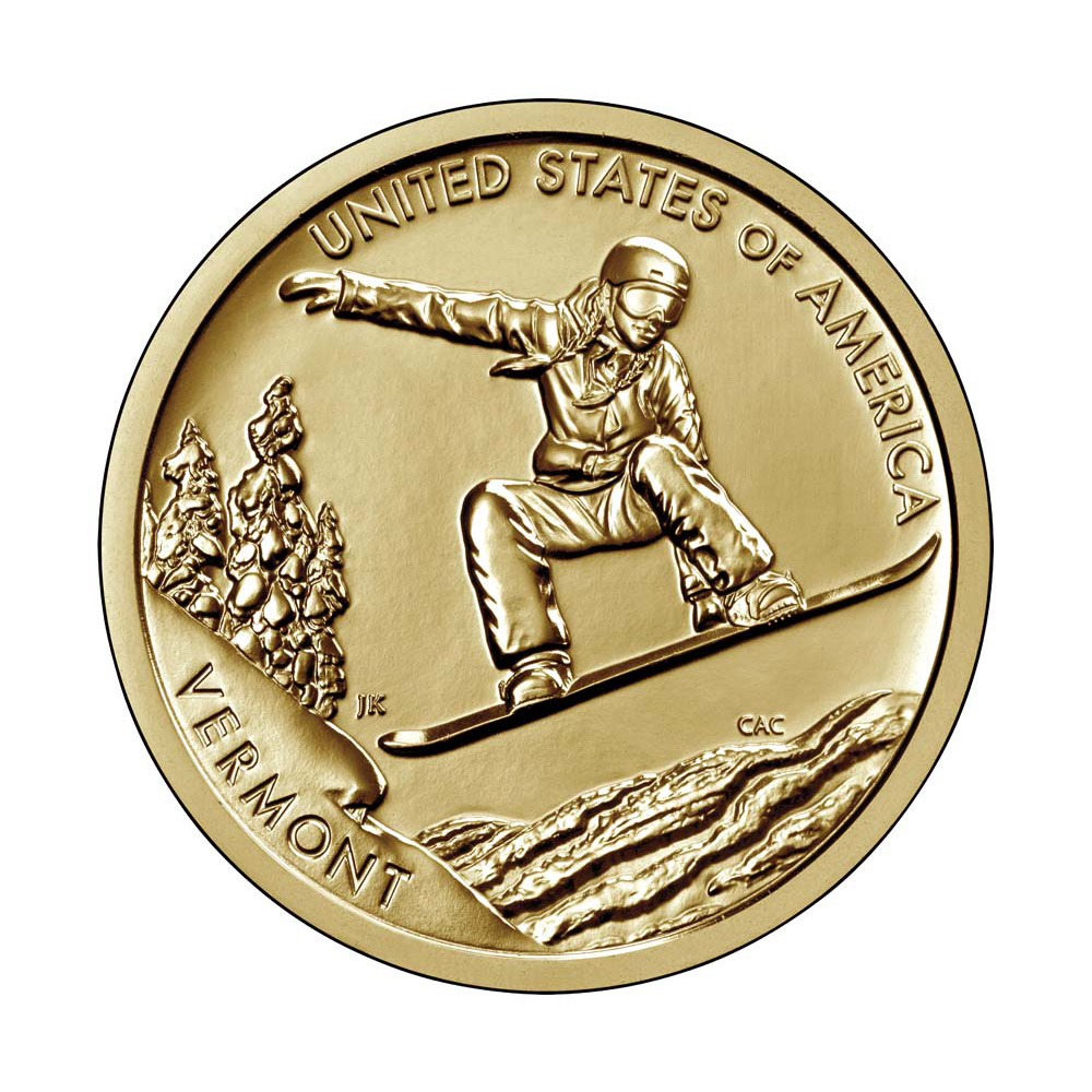 2022-D American Innovation $1 Coin - Vermont