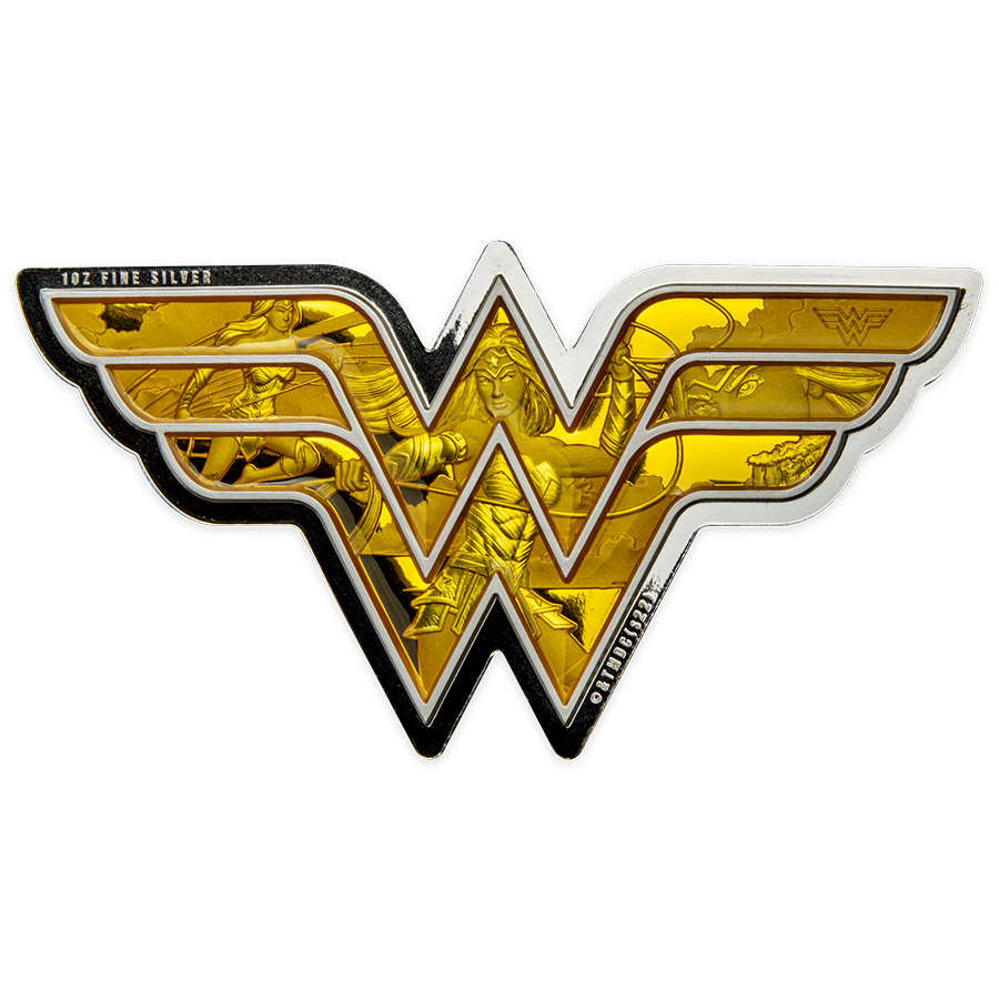 2022 Cook Island DC ComicsÂ® 1oz Silver Coin - Wonder Woman