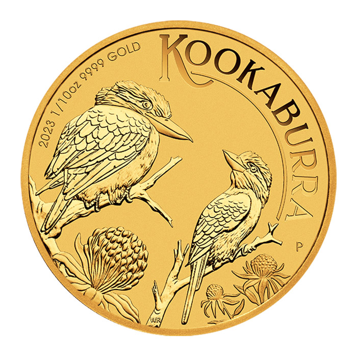 Australian Gold Kookaburra Tenth Ounce 2023