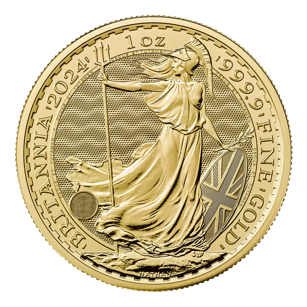 Great Britain 1 oz Gold 2024 Britannia BU
