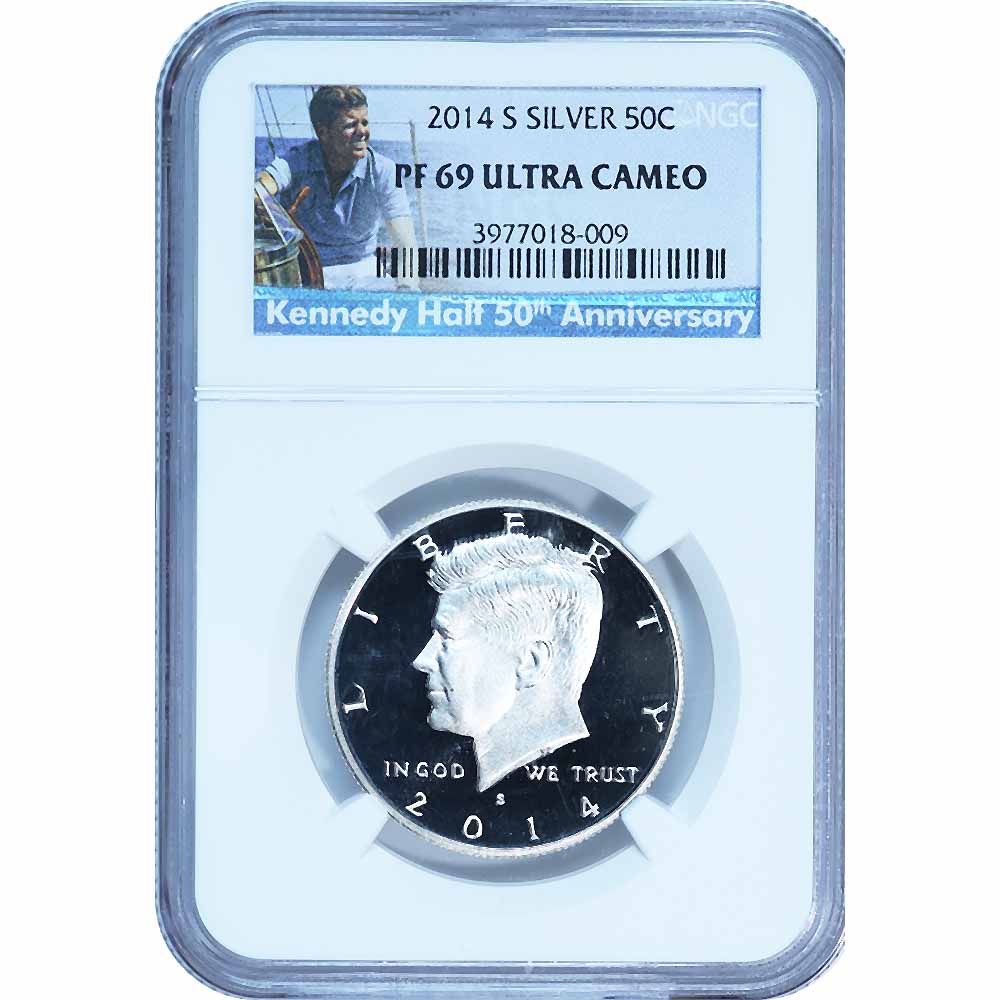 Certified Kennedy Half Dollar 2014-S Silver PR69 NGC