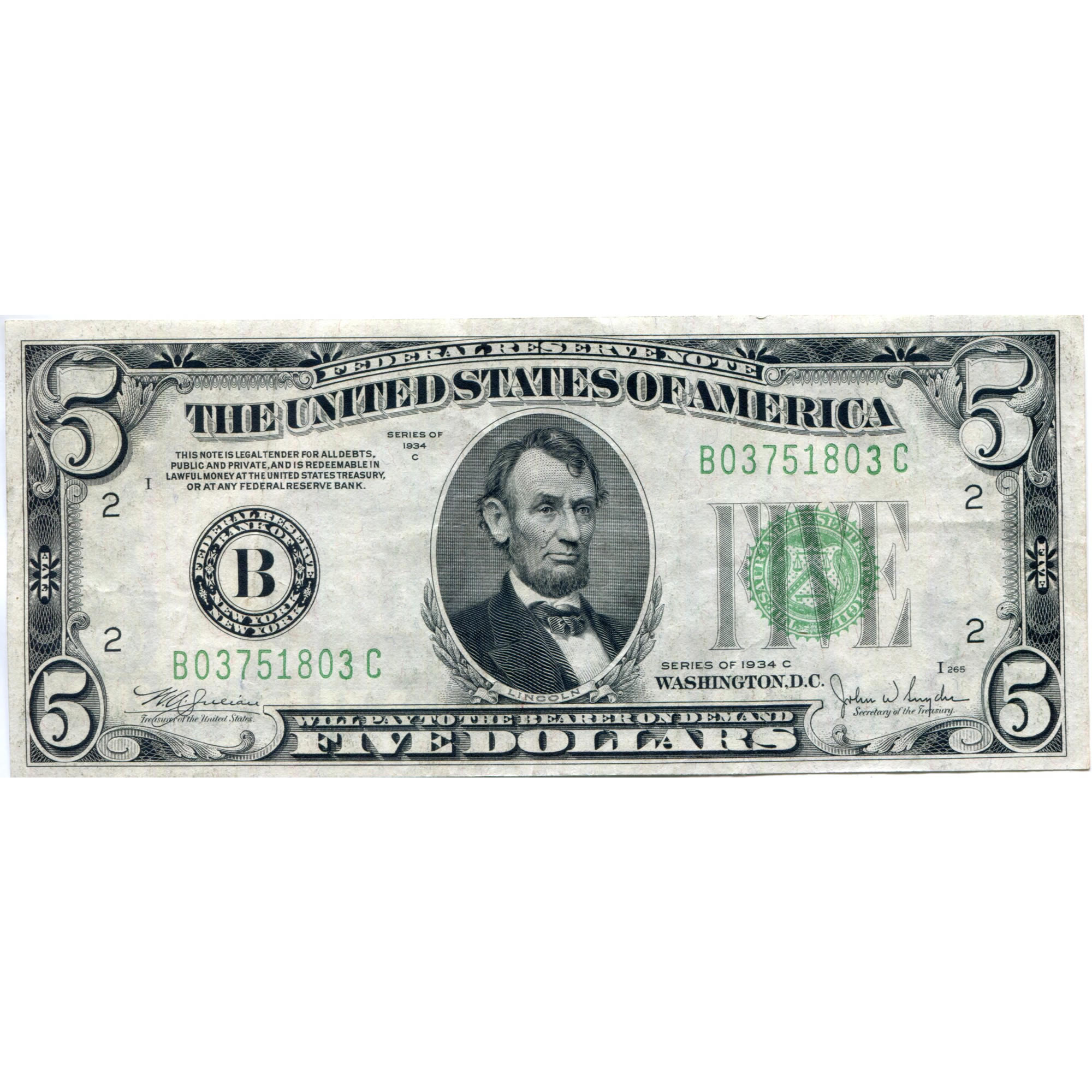 Сколько сегодня 5 долларов. 5 Долларов США. 5 Долларовая купюра. Пять долларов купюра. Один доллар банкнота.