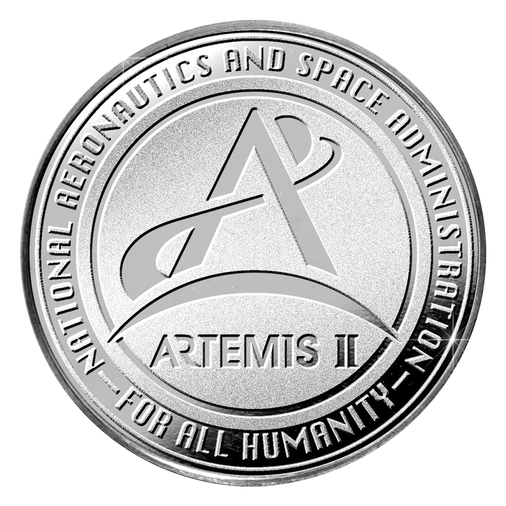 NASA Artemis II - 1oz Silver Round