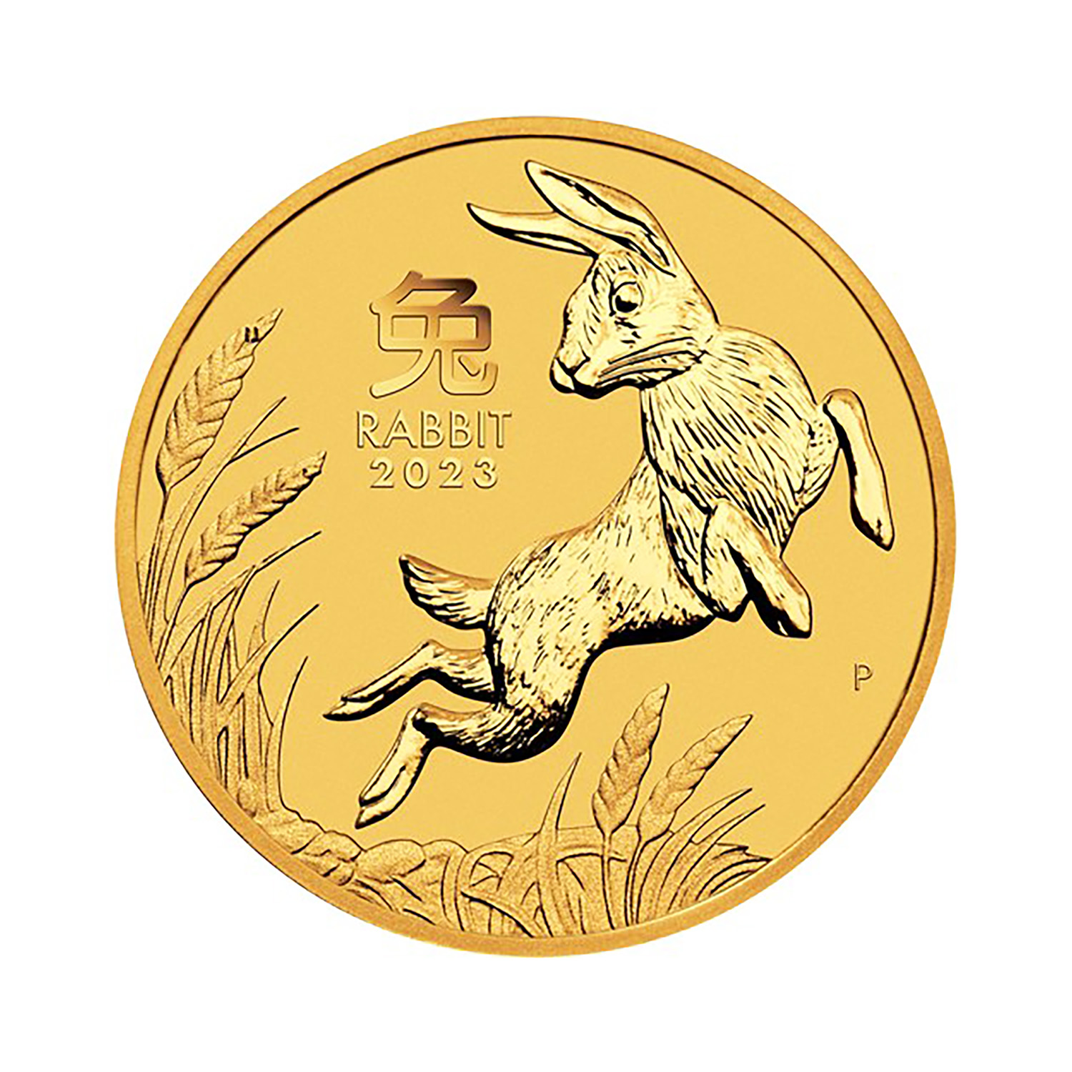 2023 Australia 1/2 oz Gold Lunar Rabbit BU (Series III)