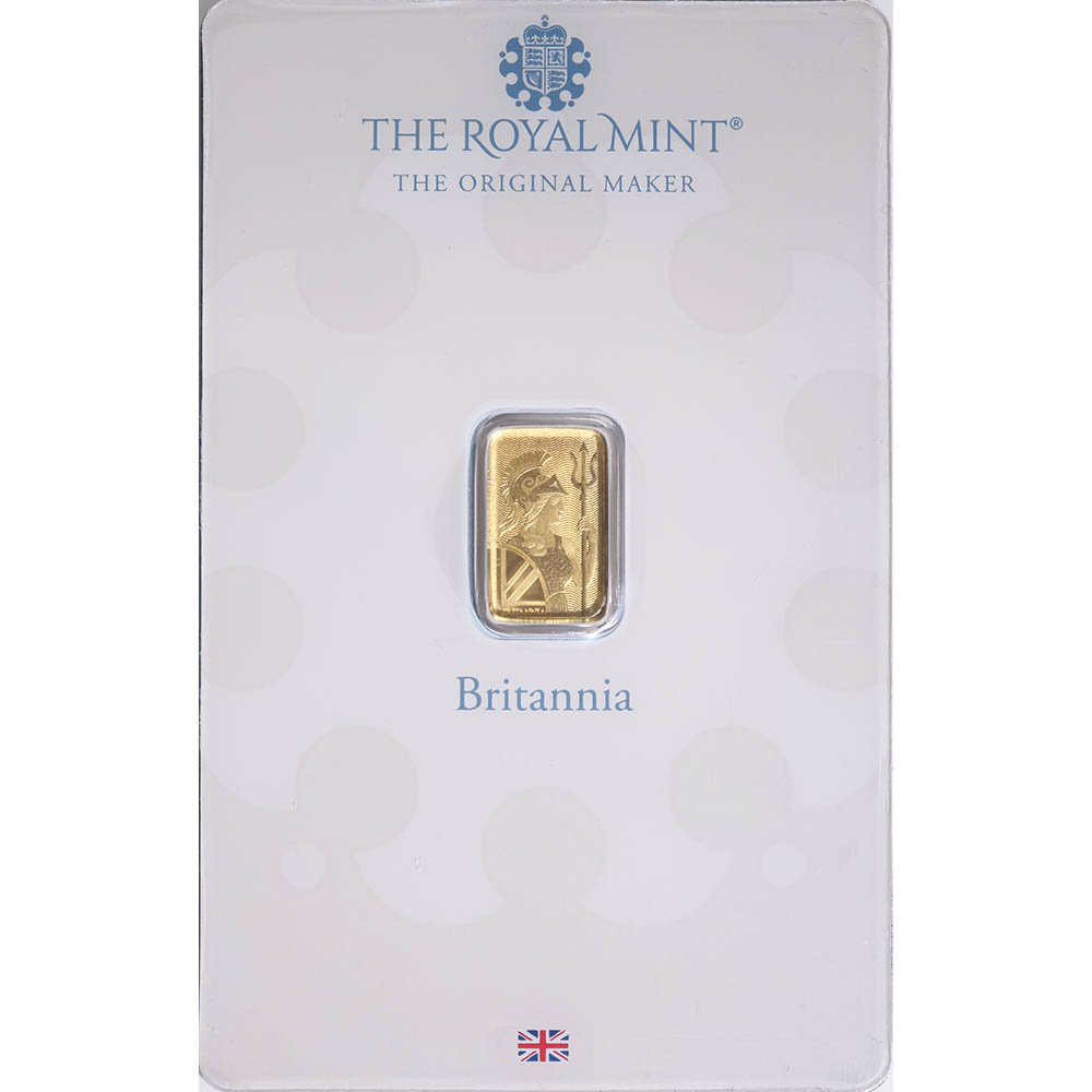 The Royal Mint 1 Gram Gold Bar