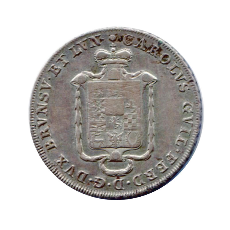 Germany Brunswick-Wolfenbuttel 1 thaler silver 1792 AU 