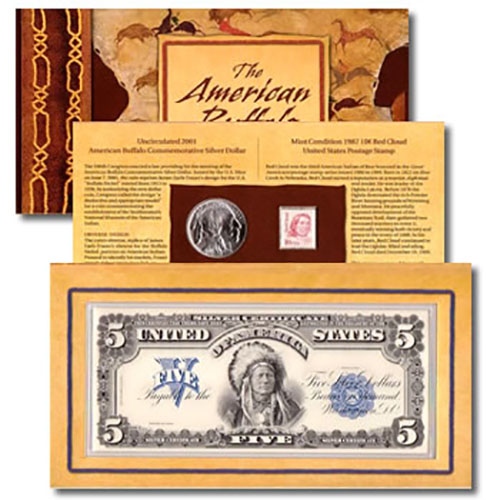 Coin & Currency Set American Buffalo 2001