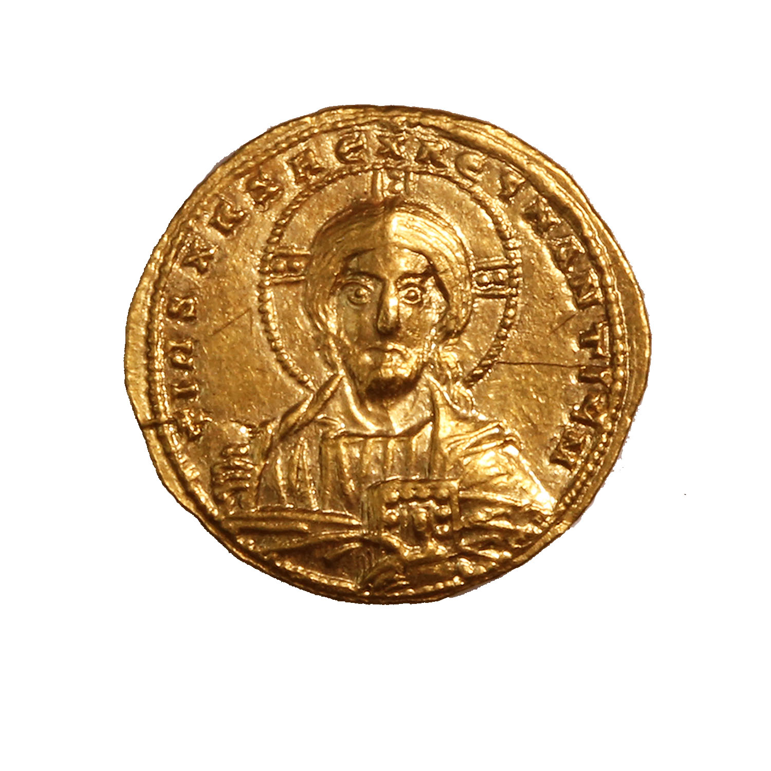 Byzantine Gold Solidus 945-959 A.D. Constantine VII & Romanus II XF